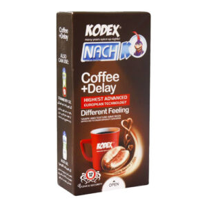 کاندوم تاخیری قهوه کدکس مدل COFFEE DELAY بسته ۱۲ تایی